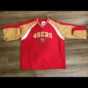 SAN FRANCISCO 49ERS MENS MEDIUM PULLOVER